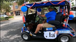 Kamala Harris Golf Cart Parade The Villages FL [upl. by Hajar]