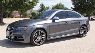 2015 Audi S3 20T Quattro Start Up Test Drive and In Depth Review [upl. by Ahsilyt479]