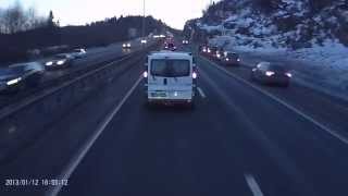 Norway Near Oslo Traffic accident [upl. by Amlev]