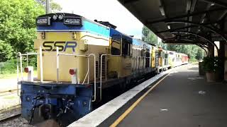 RARE freghit trains at moss vale and bowral station [upl. by Ellevel]