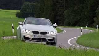 BMW M4 Cabrio sur la route  LBA Vids [upl. by Ahsikam461]