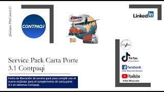 Service Pack Carta Porte 31 Contpaqi [upl. by Einon]