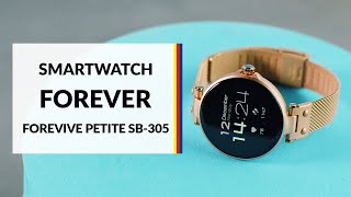 Smartwatch Forever SB305 – dane techniczne – RTV EURO AGD [upl. by Ayatnahs]