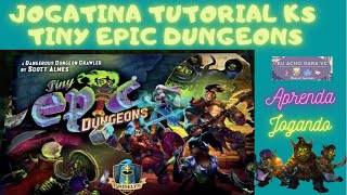 Gameplay Tutorial  Tiny Epic Dungeons  Board Games Gamelyn e Kickstarter [upl. by Ahsiet]