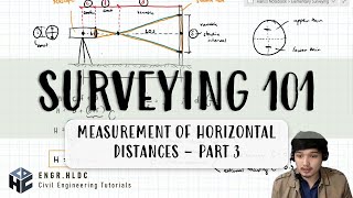 CE Board Exam Review Elementary Surveying  Measurement of Horizontal Distances Part 3 [upl. by Valonia]