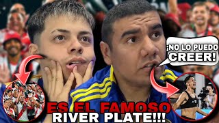 ES EL FAMOSO RIVER PLATE   REACCIONES de HINCHAS  RIVER PLATE 2 vs ESTUDIANTES 1  SUPERCOPA [upl. by Strang]