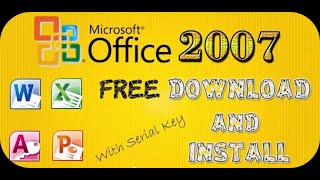 Download amp Install MS office 2007 100 Free Full version [upl. by Atiuqram884]