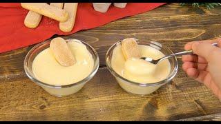 Crema di zabaione come ottenerla spumosa e golosa con 3 ingredienti [upl. by Eimareg]