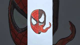 Miles Morales Spider man paint art milesmorales viral art shorts [upl. by Budge]