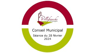 Conseil Municipal 28022024 [upl. by Gilliam]