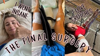 THE FINAL SURGERY surgery 5 ACL club prepost op [upl. by Matheny817]