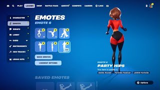 Fortnite MRS INCREDIBLE PARTY HIPS [upl. by Odnolor202]