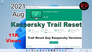 Kaspersky Trial Reset  2021 rdwithit [upl. by Enimasaj]