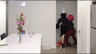 SNEAKING OUT AT NIGHT PRANK ON BOYFRIEND GONE WRONG😱 [upl. by Novled]