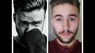 Justin Timberlake Times T Magazine Hairstyle Tutorial  V76 by Vaughn  Mens Hairstyle [upl. by Endor]