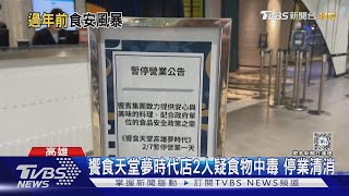 想吃Buffet撲空 饗食天堂這分店2人疑食物中毒 停1天消毒｜TVBS新聞 TVBSNEWS01 [upl. by Palua]