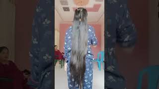 Long hair girl 🤯Long hair loves women hair hairstyle haircare shorts youtubeshorts viralshorts [upl. by Ilario]