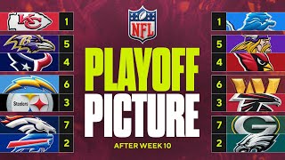 NFL Playoff Picture Russell Wilson led Steelers ATOP AFC North Eagles take control of NFC East [upl. by Rhett]