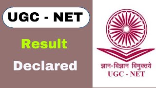 UGC NET RESULT DECLARED ugc ugcnet ugcnetexam ugcnetresult2024 net [upl. by Yticilef]