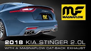 Hear the Sound 2018  2021 Kia Stinger CatBack Exhaust Sound MagnaFlow Part 19405 [upl. by Morita]