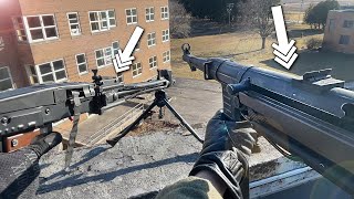 Guy Joins Airsoft Game as German WW2 Soldier and DESTROYS EVERYONE [upl. by Llenor]