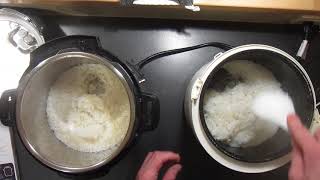 Making Rice  Instant Pot Vs Rice Cooker [upl. by Bramwell193]