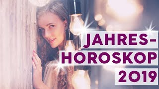 Dein Jahreshoroskop 2019 Wie viele Glückstage erwarten dich ✨I HOROSKOP [upl. by Eilsel]