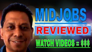 MidJobs Review Make Money From Watching Videos Legit [upl. by Hako63]