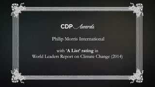 CDP Awards PMI as Climate Performance Leader [upl. by Andersen]