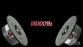 Onda senoidal 18000Hz JBL Klipsch SVS Jamo Boston Paradigm Yamaha Sony Onkyo [upl. by Llenyar812]