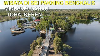 WISATA BENGKALIS SEI PAKNING ADA MINIATUR DANAU TOBA DI KOTA SEI PAKNING DIKELOLA OLEH PERTAMINA [upl. by Asela638]