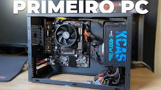 Montando o PRIMEIRO pc gamer do meu amigo [upl. by Haymo]