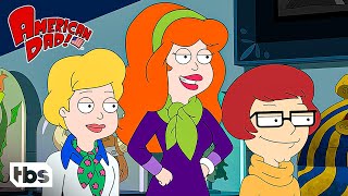 The Smiths’ ScoobyDoo Halloween Shenanigans Clip  American Dad  TBS [upl. by Hgieleak]