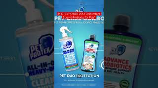 PROTEK POWER DUO Disinfectant Spray amp Probiotics for Petsquot [upl. by Blanchard]