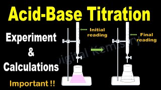 Acid Base Titration Experiment  Acid base Titration Practical and Calculations  Chemistry [upl. by Aipotu]