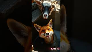 Chalak fox aur bewkoof bakri cartoon animation [upl. by Narad]