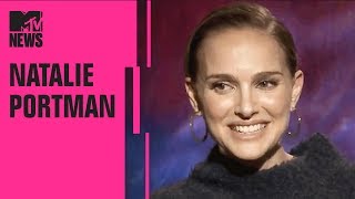 Natalie Portman Talks Millie Bobby Brown amp SNL Sketch Natalies Rap 2  MTV News [upl. by Schmitz458]