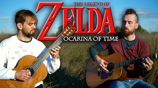 Zelda Ocarina of Time  MASSIVE MEDLEY  Super Guitar Bros [upl. by Kceb137]