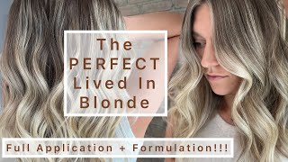 The PERFECT Lived In Blonde  Full Application  Formulation [upl. by Harve463]