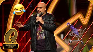 😆Abdelkarim quotIch bin Deutscher mit Abschiebeoptikquot👀🤣  Die Quatsch Comedy Show [upl. by Zoarah]