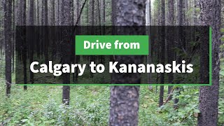 Drive to Kananaskis I Calgary to Kananaskis road trip I Wild drive I Troll Falls I Alberta I Canada [upl. by Yanehs]