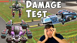 ATOMIZER  DAMAGE TEST  How To Use It Best  War Robots Mk2 Gameplay WR [upl. by Eillib]