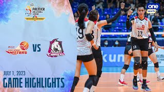 PLDT vs Akari highlights  2023 PVL Invitational Conference  July 1 2023 [upl. by Lari113]