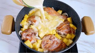 Prepare este sabroso pollo con piña y sorprendí a todos en casa [upl. by Rania]