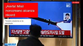 FN ¡Alerta Misil de Corea del Norte alcanza altura récord en prueba de ICBM [upl. by Ogg]