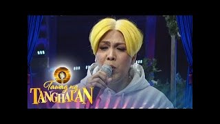 Tawag ng Tanghalan Vice Gandas composes an impromptu Christmas song [upl. by Arev]