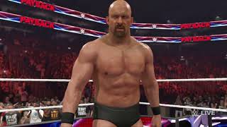 Steve Austin vs Triple H No Holds Barred Match WWE 2K24 [upl. by Trofmoc716]