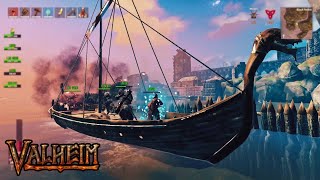 Valheim Viking Raid Gameplay  PvP Music Video  ArenaWorld Server [upl. by Cusack]