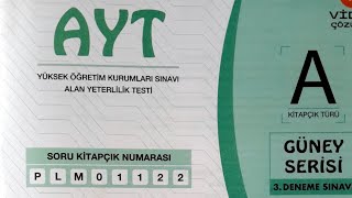 Palme güney serisi ayt 3  Biyoloji çözümleri [upl. by Nnaeilsel]