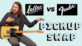 Fender Custom Shop Blackguard 5051 vs Lollar Special T Pickups Telecaster Tone Showdown [upl. by Iramo]